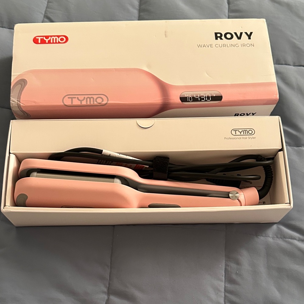 TYMO Pink Wave Curling Iron